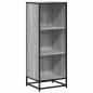 Preview: Bücherregal Grau Sonoma 40x35x107,5 cm Holzwerkstoff