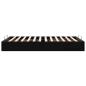 Preview: Ottoman-Bett ohne Matratze Schwarz 120x190 cm Kunstleder