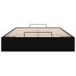 Preview: Ottoman-Bett ohne Matratze Schwarz 120x200 cm Kunstleder