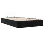 Preview: Ottoman-Bett ohne Matratze Schwarz 120x200 cm Kunstleder