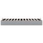 Preview: Ottoman-Bett ohne Matratze Hellgrau 80x200 cm Stoff