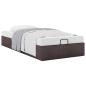 Preview: Ottoman-Bett ohne Matratze Dunkelbraun 90x200 cm Stoff