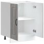 Preview: Spülenunterschrank Kalmar Grau Sonoma 60x46x81,5 cm