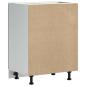 Preview: Spülenunterschrank Kalmar Grau Sonoma 60x46x81,5 cm