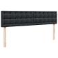 Preview: Ottoman-Bett mit Matratze Schwarz 180x200 cm Kunstleder