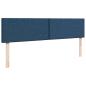 Preview: Ottoman-Bett mit Matratze Blau 180x200 cm Stoff
