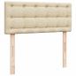 Preview: Ottoman-Bett mit Matratze Creme 120x200 cm Stoff