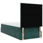 Preview: Ottoman-Bett mit Matratzen Dunkelgrün 90x200 cm Samt