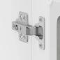 Preview: Küchen-Hängeschrank mit Glastür Kalmar Betongrau Holzwerkstoff