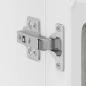 Preview: Küchen-Hängeschrank mit Glastür Grau Sonoma Holzwerkstoff