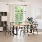 Preview: Couchtischbeine U-Form 2 Stk. Schwarz 60x(72-73) cm Stahl