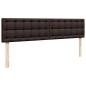 Preview: Ottoman-Bett mit Matratze Dunkelbraun 180x200 cm Stoff
