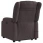 Preview: Massagesessel mit Aufstehhilfe Dunkelbraun Stoff