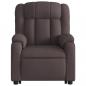 Preview: Massagesessel mit Aufstehhilfe Dunkelbraun Stoff