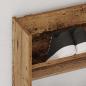 Preview: Schuhregal Wandmontage Altholz-Optik 80x18x90 cm Holzwerkstoff