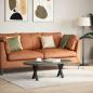 Preview: Couchtischbeine X-Form 2 Stk. Schwarz 30x(30-31) cm Stahl