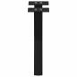 Preview: Couchtischbeine X-Form 2 Stk. Schwarz 30x(30-31) cm Stahl