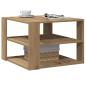 Preview: Couchtisch Artisan-Eiche 58x58x40 cm Holzwerkstoff