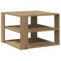 Preview: Couchtisch Artisan-Eiche 58x58x40 cm Holzwerkstoff