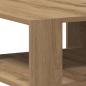 Preview: Couchtisch Artisan-Eiche 58x58x40 cm Holzwerkstoff
