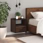 Preview: Wand-Nachttisch Braun Eichen-Optik 40x31x39,5 cm
