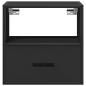 Preview: Wand-Nachttische 2 Stk. Schwarz 40x31x39,5 cm