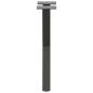 Preview: Couchtischbeine X-Form 2 Stk. Anthrazit 38x(42-43) cm Stahl