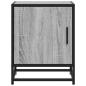 Preview: Nachttische 2 Stk. Grau Sonoma 40x31x50 cm Holzwerkstoff Metall