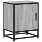 Preview: Nachttische 2 Stk. Grau Sonoma 40x31x50 cm Holzwerkstoff Metall