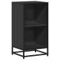Preview: ARDEBO.de - Bücherregal Schwarz 40x35x76 cm Holzwerkstoff
