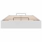 Preview: Ottoman-Bett ohne Matratze Weiß 120x200 cm Kunstleder