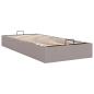 Preview: Ottoman-Bett ohne Matratze Taupe 90x200 cm Stoff