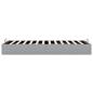 Preview: Ottoman-Bett ohne Matratze Hellgrau 90x200 cm Stoff
