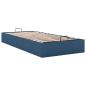 Preview: Ottoman-Bett ohne Matratze Blau 90x200 cm Stoff