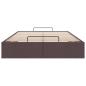 Preview: Ottoman-Bett ohne Matratze Dunkelbraun 120x190 cm Stoff