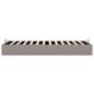 Preview: Ottoman-Bett ohne Matratze Taupe 100x200 cm Stoff