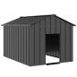 Preview: ARDEBO.de - Hundehütte mit Dach 113x153x101 cm Verzinkter Stahl