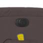 Preview: Massagesessel Elektrisch Dunkelbraun Stoff