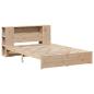 Preview: Massivholzbett mit Regal ohne Matratze 150x200 cm Kiefernholz