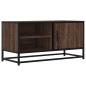 Preview: TV-Schrank Eichen-Optik 80x34,5x40 cm Holzwerkstoff und Metall