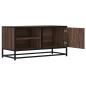 Preview: TV-Schrank Eichen-Optik 80x34,5x40 cm Holzwerkstoff und Metall