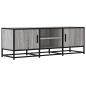 Preview: TV-Schrank Grau Sonoma 120x35x41 cm Holzwerkstoff und Metall