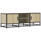 Preview: TV-Schrank Sonoma-Eiche 120x35x41 cm Holzwerkstoff und Metall