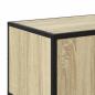 Preview: TV-Schrank Sonoma-Eiche 120x35x41 cm Holzwerkstoff und Metall