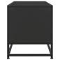 Preview: TV-Schrank Schwarz 100x34,5x40 cm Holzwerkstoff und Metall