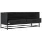 Preview: TV-Schrank Schwarz 100x34,5x40 cm Holzwerkstoff und Metall