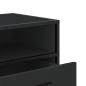 Preview: TV-Schrank Schwarz 100x34,5x40 cm Holzwerkstoff und Metall