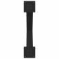Preview: Esstischbeine X-Form 2 Stk. Schwarz 70x(72-73) cm Stahl