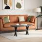 Preview: Couchtischbeine X-Form 2 Stk. Schwarz 38x(42-43) cm Stahl