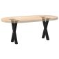 Preview: Couchtischbeine X-Form 2 Stk. Schwarz 38x(42-43) cm Stahl